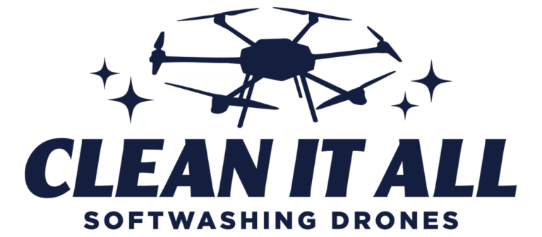 Soft Washing Cleaning Drones Roofs Windows Large Buildings